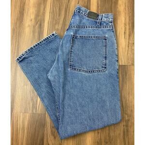 VTG Y2K 2000 Levi's Silver Tab Loose Fit baggy loose cotton denim jeans 33x30